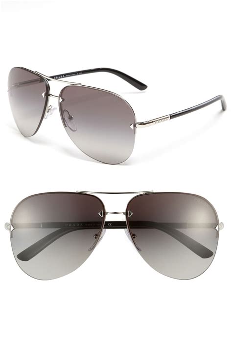 prada mirrored aviator sunglasses|prada sunglasses nordstrom.